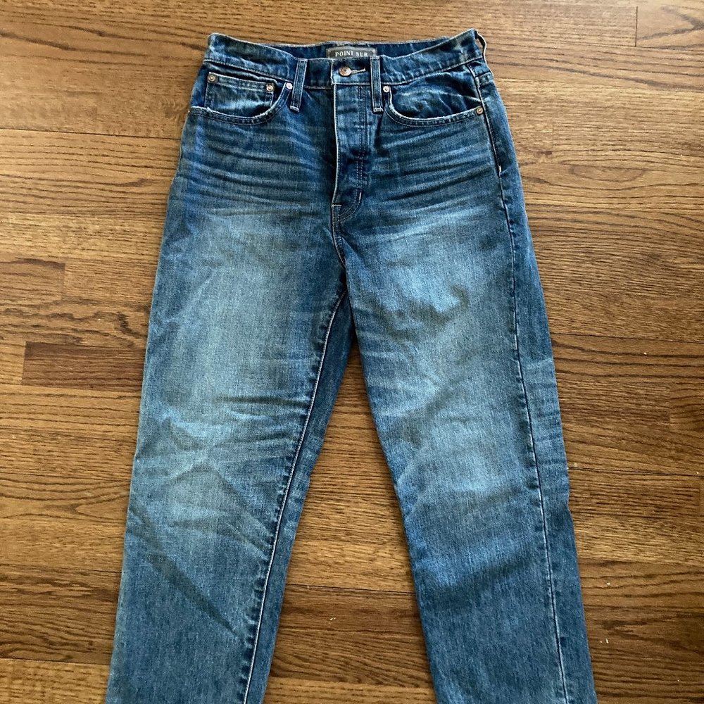 J. Crew Point Sur crop boyfriend jeans 100% cotton